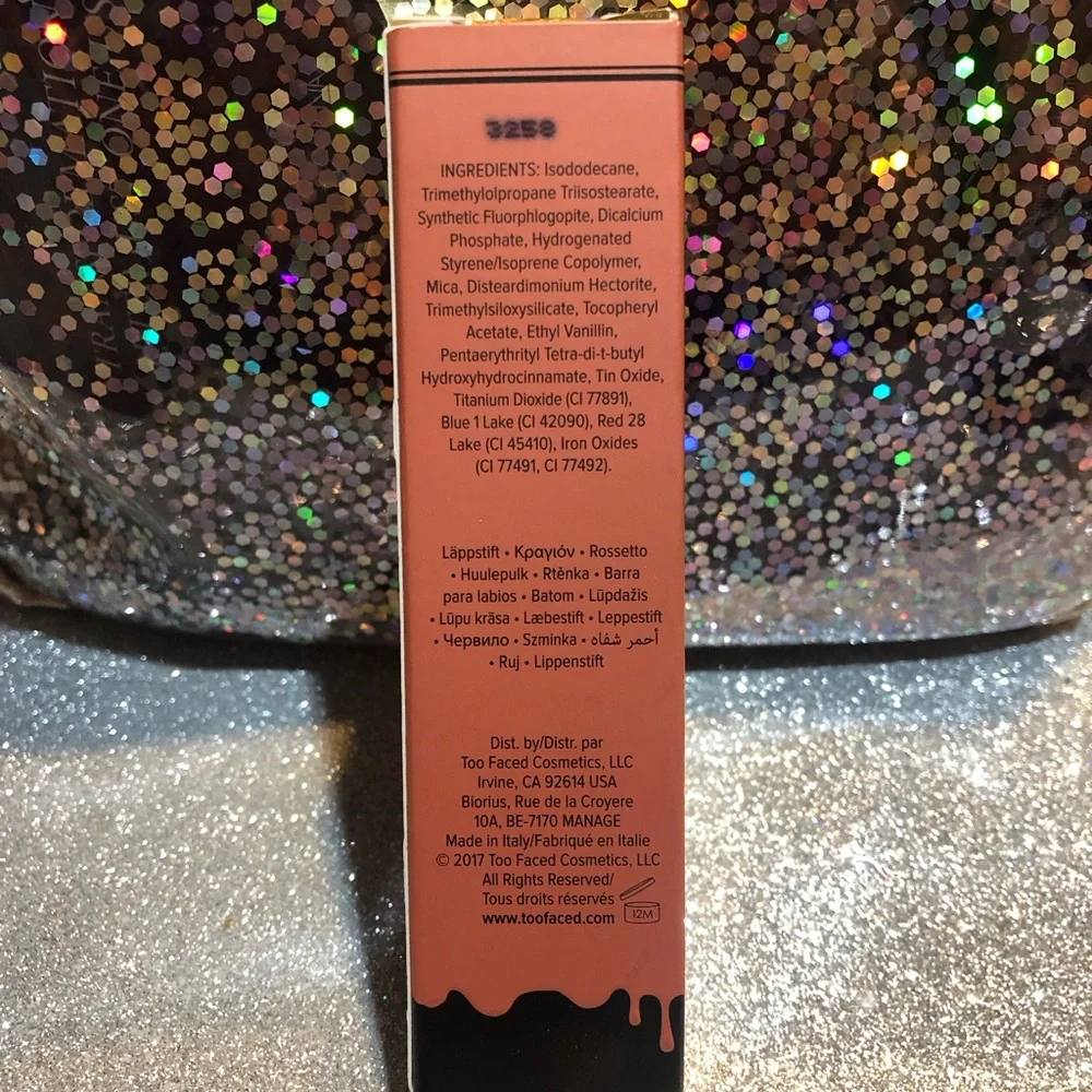 BNIB! Too Faced Melted Matte-Tallic Liquid Lipstick in Our Lips Are Sealed 🤫 👄